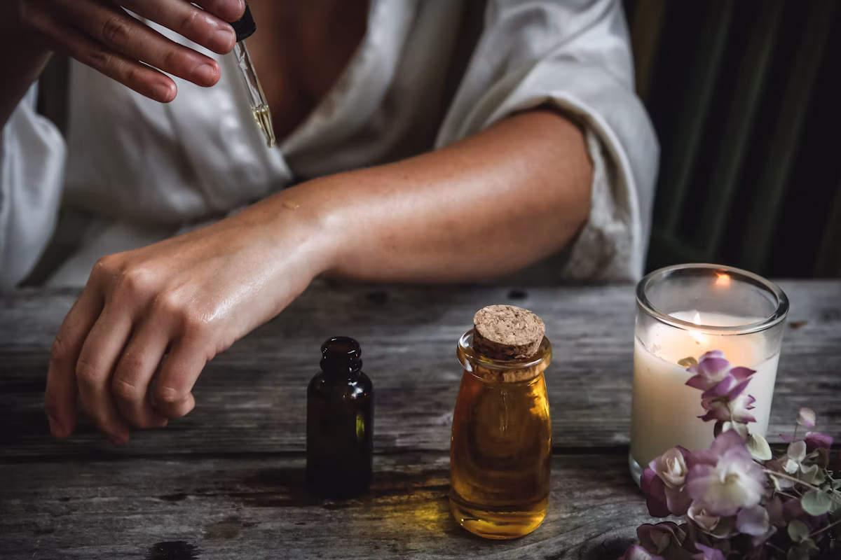 Massage treatment in a warm and comfortable spa room